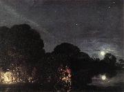 ELSHEIMER, Adam Flight into Egypt  fg oil painting